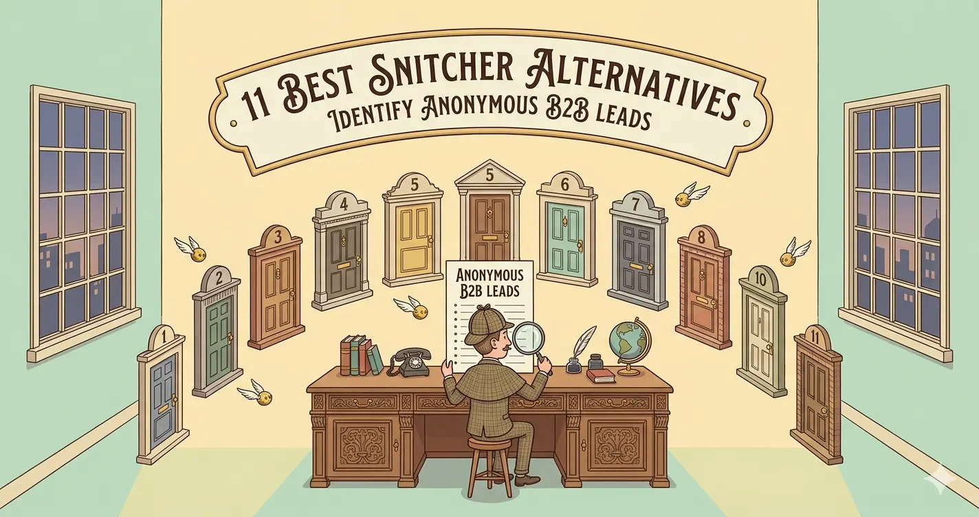 Image for 11 Best Snitcher Alternatives 2026: Identify Anonymous B2B Leads