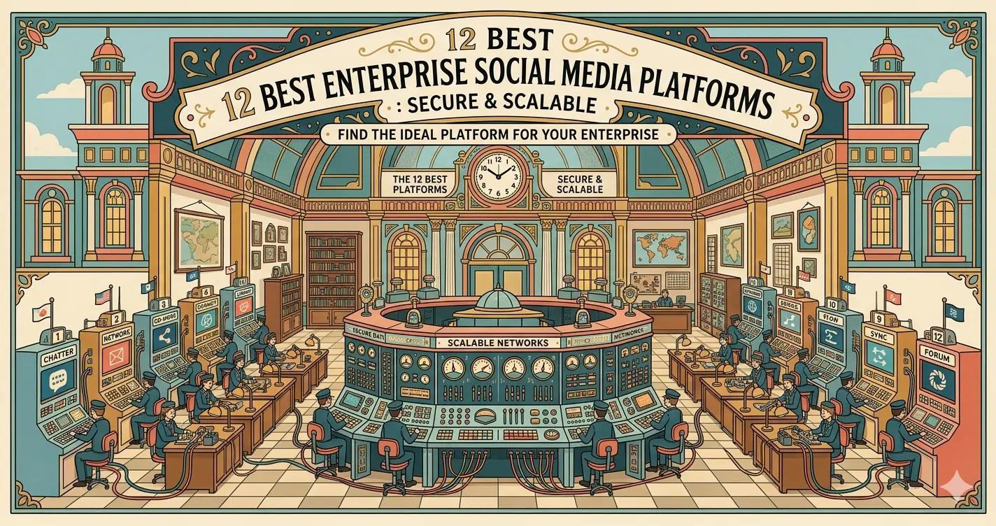 Image for 12 Best Enterprise Social Media Platforms 2026: Secure & Scalable