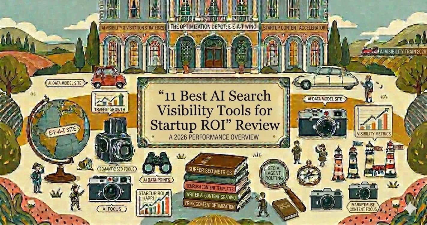 12 Best AI Search Visibility Tools for Startup ROI (2026)