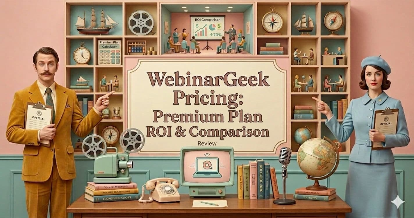 WebinarGeek Pricing 2026: Premium Plan ROI & Comparison