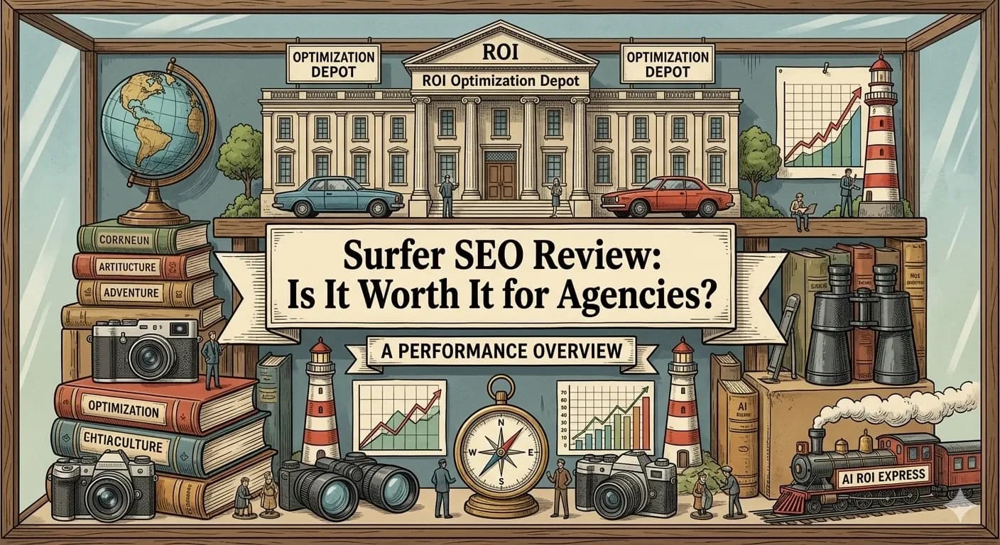 Wes Anderson style Surfer SEO review 2026 agency evaluation and performance guide.